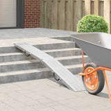 Rampe Pieghevoli 200kg per rampa Argento 186 x 23 x 4,5 cm