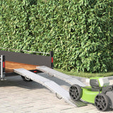 Ramp di Carico 2 pcs Argento 185 x 22,5 x 4,5 cm