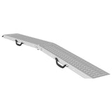 Rampe Pieghevoli 200kg per rampa 2 pcs Argento Acciaio zincato