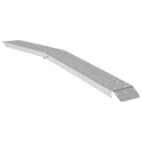 Rampe Pieghevoli 200kg per rampa 2 pcs Argento Acciaio zincato