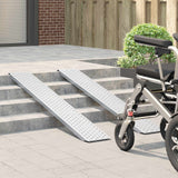 Rampe di carico 200 kg Argento 159 x 23 x 5 cm Acciaio zincato