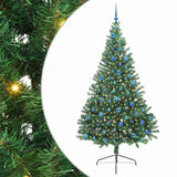 Albero di Natale artificiale con luci integrate Verde 240 cm