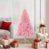 Albero di Natale artificiale con luci integrate Rosa 120 cm PVC