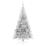 Albero di Natale artificiale con luci integrate Argento 240 cm