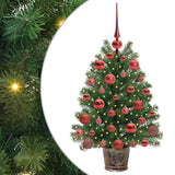 Albero di Natale artificiale con 150 LED Verde 75 cm PE e PVC