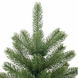 Albero di Natale artificiale con 150 LED Verde 150 cm PE e PVC