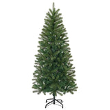 Albero di Natale artificiale con 150 LED Verde 150 cm PE e PVC