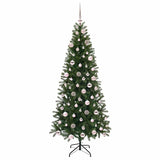 Albero di Natale artificiale con 300 LED Verde 180 cm PE e PVC