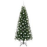 Albero di Natale artificiale con 300 LED Verde 180 cm PE e PVC