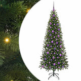 Albero di Natale artificiale con 300 LED Verde 180 cm PE e PVC