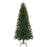 Albero di Natale artificiale con 300 LED Verde 210 cm PE e PVC