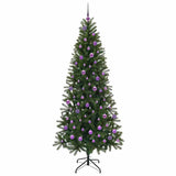 Albero di Natale artificiale con 300 LED Verde 210 cm PE e PVC