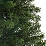 Albero di Natale artificiale con 300 LED Verde 240 cm PE e PVC