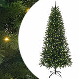 Albero di Natale artificiale con 300 LED Verde 240 cm PE e PVC