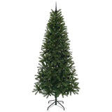 Albero di Natale artificiale con 300 LED Verde 240 cm PE e PVC