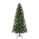 Albero di Natale artificiale con 300 LED Verde 240 cm PE e PVC