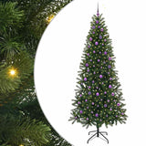Albero di Natale artificiale con 300 LED Verde 240 cm PE e PVC
