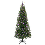 Albero di Natale artificiale con 300 LED Verde 240 cm PE e PVC