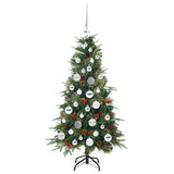 Albero di Natale Artificiale con Rami Pieghevoli Verde 120 cm