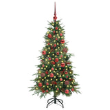 Albero di Natale Artificiale con Rami Pieghevoli Verde 150 cm