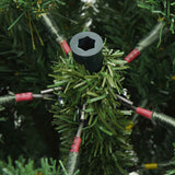 Albero di Natale Artificiale con Rami Pieghevoli Verde 240 cm