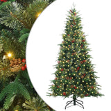 Albero di Natale Artificiale con Rami Pieghevoli Verde 240 cm