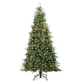 Albero di Natale Artificiale con Rami Pieghevoli Verde 240 cm