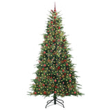 Albero di Natale Artificiale con Rami Pieghevoli Verde 240 cm