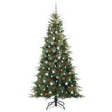 Albero di Natale Artificiale con Rami Pieghevoli Verde 240 cm