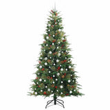 Albero di Natale Artificiale con Rami Pieghevoli Verde 240 cm
