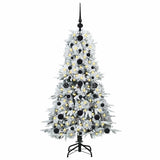 Albero di Natale Artificiale con Rami Pieghevoli Bianco 120 cm