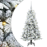 Albero di Natale Artificiale con Rami Pieghevoli Bianco 120 cm