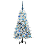 Albero di Natale Artificiale con Rami Pieghevoli Bianco 120 cm