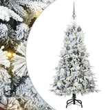 Albero di Natale Artificiale con Rami Pieghevoli Bianco 150 cm