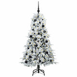 Albero di Natale Artificiale con Rami Pieghevoli Bianco 150 cm