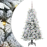 Albero di Natale Artificiale con Rami Pieghevoli Bianco 150 cm