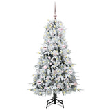 Albero di Natale Artificiale con Rami Pieghevoli Bianco 150 cm