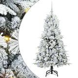 Albero di Natale Artificiale con Rami Pieghevoli Bianco 150 cm