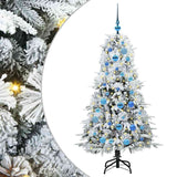 Albero di Natale Artificiale con Rami Pieghevoli Bianco 150 cm