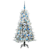 Albero di Natale Artificiale con Rami Pieghevoli Bianco 150 cm