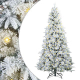 Albero di Natale Artificiale con Rami Pieghevoli Bianco 240 cm