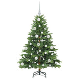 Albero di Natale artificiale con 150 LED Verde 120 cm PE e PVC
