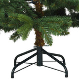 Albero di Natale artificiale con 150 LED Verde 150 cm PE e PVC
