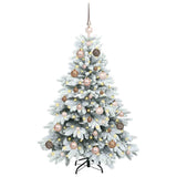 Albero di Natale artificiale con 150 LED Bianco 120 cm PE e PVC