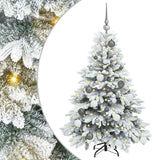 Albero di Natale artificiale con 150 LED Bianco 120 cm PE e PVC
