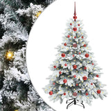 Albero di Natale artificiale con 150 LED Bianco 120 cm PE e PVC