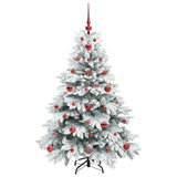 Albero di Natale artificiale con 150 LED Bianco 120 cm PE e PVC