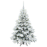 Albero di Natale artificiale con 150 LED Bianco 120 cm PE e PVC