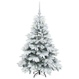 Albero di Natale artificiale con 150 LED Bianco 120 cm PE e PVC