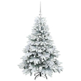 Albero di Natale artificiale con 150 LED Bianco 120 cm PE e PVC
